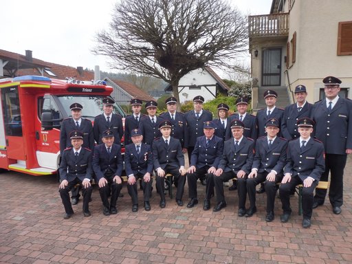 Gruppenbild Feuerwehr Trienz