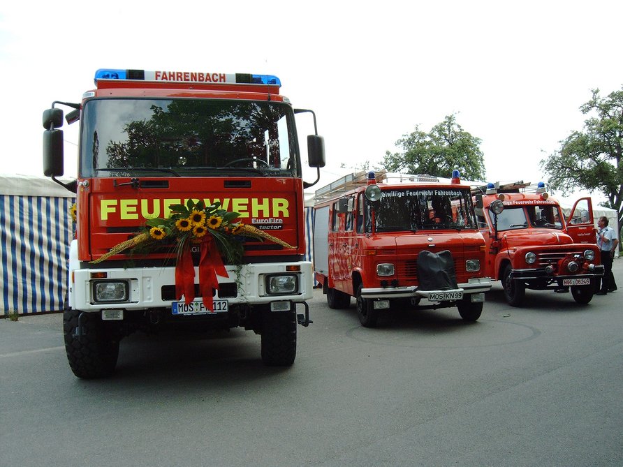 Feuerwehr Autoparade