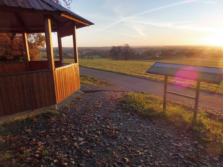 Aussicht vom Pavillion am Kürzenberg